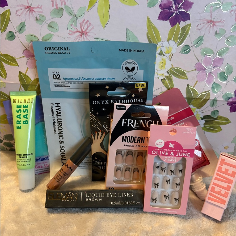 NYC Mint Green Erase Base & Assorted Beauty Finds
